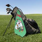 Vrolijk kerstfeest 2020 - Toilet Paper Edition Golfhanddoek (Groen)