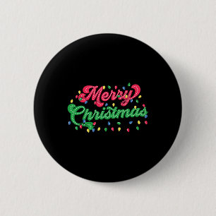 Vrolijk Kerstfeest 2024 Familie Matching Kerstmis Ronde Button 5,7 Cm
