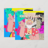 Vrolijk kerstfeest 2024 feestdagenkaart (Voorkant / Achterkant)