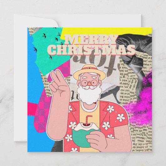 Vrolijk kerstfeest 2024 feestdagenkaart (Voorkant)