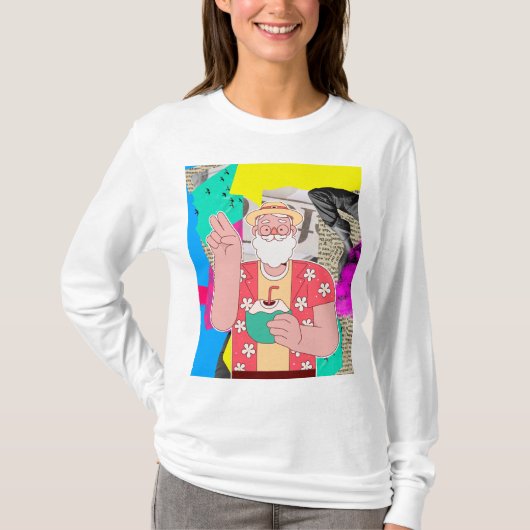 Vrolijk kerstfeest 2024 t-shirt (Voorkant)