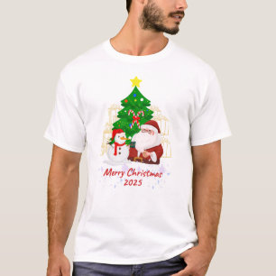 Vrolijk Kerstfeest 2025 Unisex Jersey T-shirt