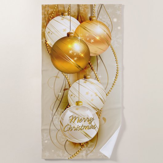 Vrolijk kerstfeest 23-band handdoeken (Voorkant)