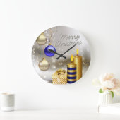 Vrolijk kerstfeest 28-opties voor wandklokken grote klok (Huis)