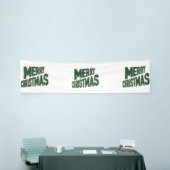 Vrolijk kerstfeest 2,5x10 Vinylbanner Spandoek (Beurs)