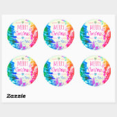 VROLIJK KERSTFEEST AAN U STICKER (Vel)