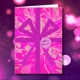 Vrolijk kerstfeest Aangepast Modern  Cute Cous Feestdagen Kaart