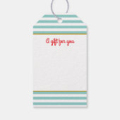 Vrolijk Kerstfeest Aangepaste Fotonaam Eenvoudige  Cadeaulabel (Achterkant)