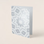 Vrolijk kerstfeest, Abstracte ster Folie Kaarten (Voorkant)