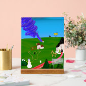 Vrolijk kerstfeest! acryl bord (Huwelijk)