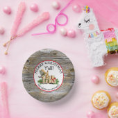 Vrolijk kerstfeest Alle landen en Western Rustic Papieren Kommen (Feest)