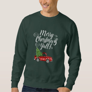Vrolijk kerstfeest Alle Red Truck Green Trui