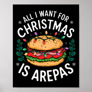 Vrolijk kerstfeest Alles wat ik wil voor kerst Are Poster