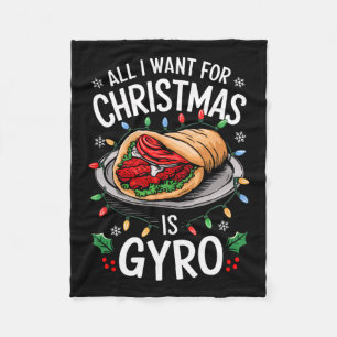 Vrolijk kerstfeest Alles wat ik wil voor kerst gyr Fleece Deken