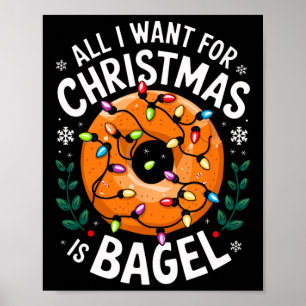 Vrolijk kerstfeest Alles wat ik wil voor kerstbage Poster