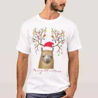 Vrolijk Kerstfeest Alpaca Shirt