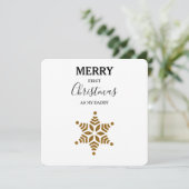 Vrolijk kerstfeest als mijn vader - Glitter Glitte (Staand voorkant)