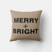 Vrolijk kerstfeest "Baby het is koud buiten" Kussen (Achterkant)