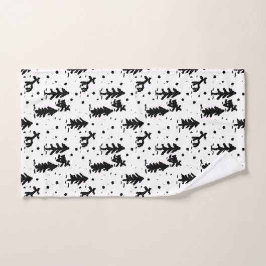 Vrolijk kerstfeest! bad handdoek (Handdoek)