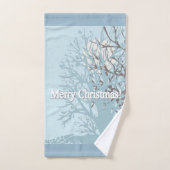 Vrolijk kerstfeest! bad handdoek (Handdoek)