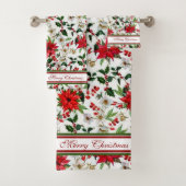 Vrolijk kerstfeest bad handdoek (Insitu)
