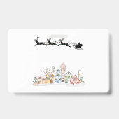 Vrolijk kerstfeest badge (Back)