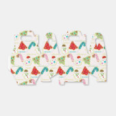 Vrolijk kerstfeest bedankdoosjes (Uitgevouwen)