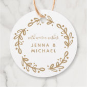 Vrolijk kerstfeest bedankjes labels (Achterkant)