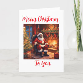 Vrolijk kerstfeest bedankkaart