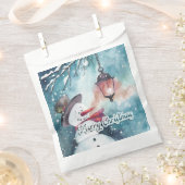 Vrolijk kerstfeest bedankzakje (Geknipt)