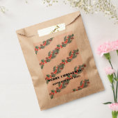 Vrolijk kerstfeest! bedankzakje (Gezegeld)