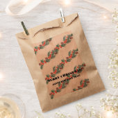 Vrolijk kerstfeest! bedankzakje (Geknipt)