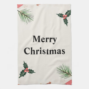 Vrolijk kerstfeest Beste keukenhanddoeken
