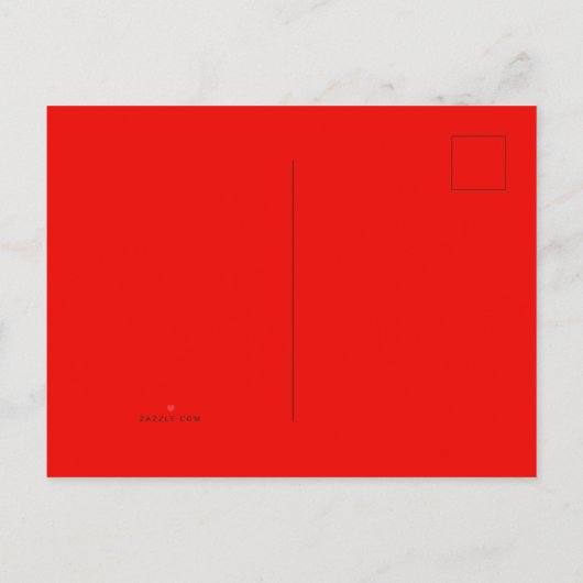 Vrolijk kerstfeest Bewaar de datum Uitnodiging Briefkaart (Achterkant)
