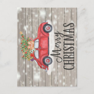 Vrolijk kerstfeest, bijtende Cadeaus Briefkaart