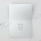 Vrolijk Kerstfeest Birdhouse Kaart (Binnen)