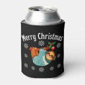 Vrolijk kerstfeest blikjeskoeler (Blikje Voorkant)