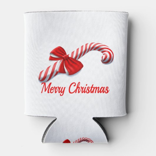 Vrolijk kerstfeest blikjeskoeler (Voorkant)