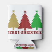 Vrolijk kerstfeest blikjeskoeler (Achterkant)