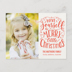 Vrolijk kerstfeest Briefkaart