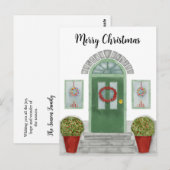 Vrolijk kerstfeest Briefkaart (Voorkant / Achterkant)