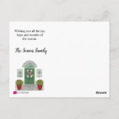 Vrolijk kerstfeest Briefkaart (Achterkant)