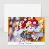 Vrolijk kerstfeest briefkaart (Voorkant / Achterkant)