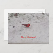 Vrolijk kerstfeest! Briefkaart (Voorkant / Achterkant)