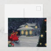 Vrolijk kerstfeest briefkaart (Voorkant / Achterkant)