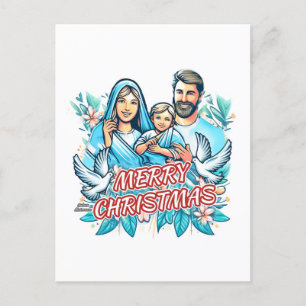 Vrolijk kerstfeest briefkaart