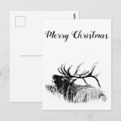 Vrolijk kerstfeest briefkaart (Voorkant / Achterkant)