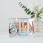 Vrolijk kerstfeest briefkaart (Staand voorkant)