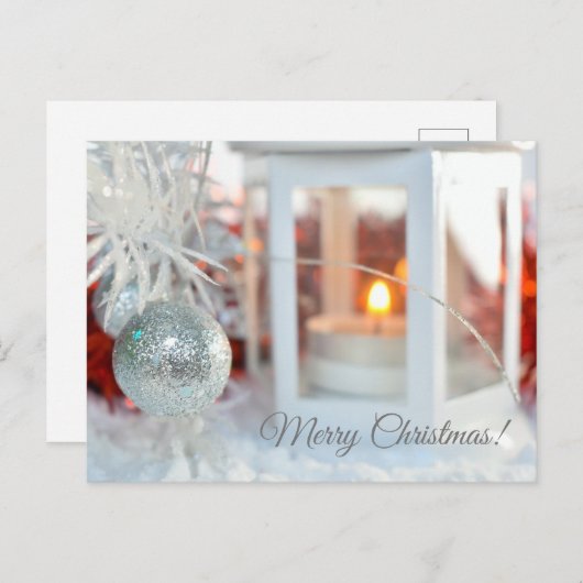 Vrolijk kerstfeest briefkaart (Voorkant / Achterkant)