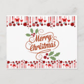 vrolijk kerstfeest briefkaart (Voorkant)